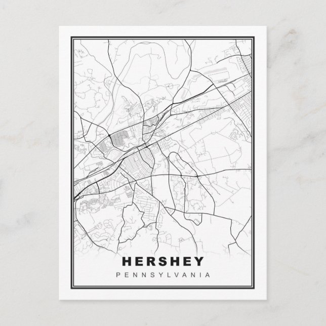 Postale Carte Hershey (Devant)