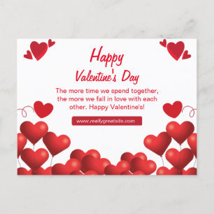 Postale Carte Heureuse Sainte-Valentin