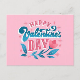 Postale Carte heureuse Sainte-Valentin