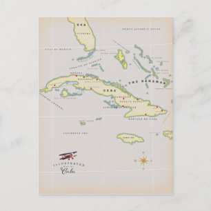 Postale Carte illustrée de Cuba