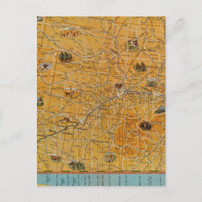 Postale Carte illustrée de US Airways (Devant)