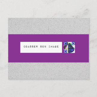 Postale Carte "Image du fils Coasser"