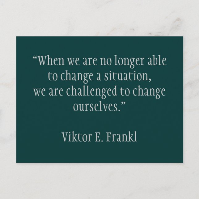 Postale Carte Inspiration Changement 2 - (Devant)