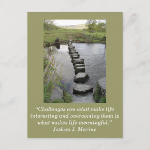 Postale Carte Inspiration ; Défi 1 -