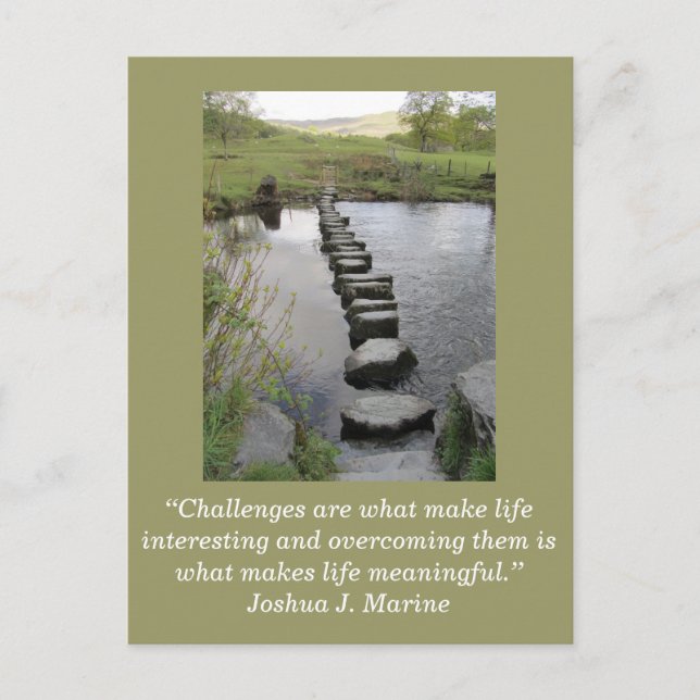 Postale Carte Inspiration ; Défi 1 - (Devant)