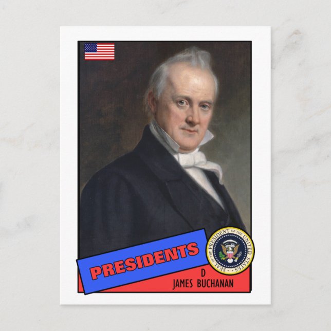 Postale Carte James Buchanan (Devant)