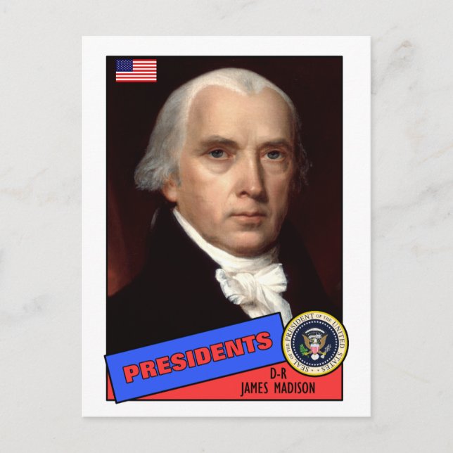 Postale Carte James Madison Baseball (Devant)