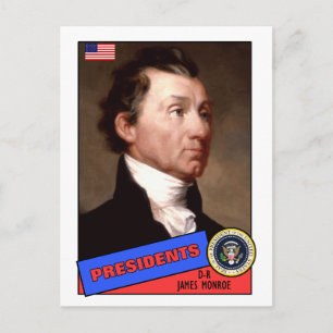 Postale Carte James Monroe de baseball