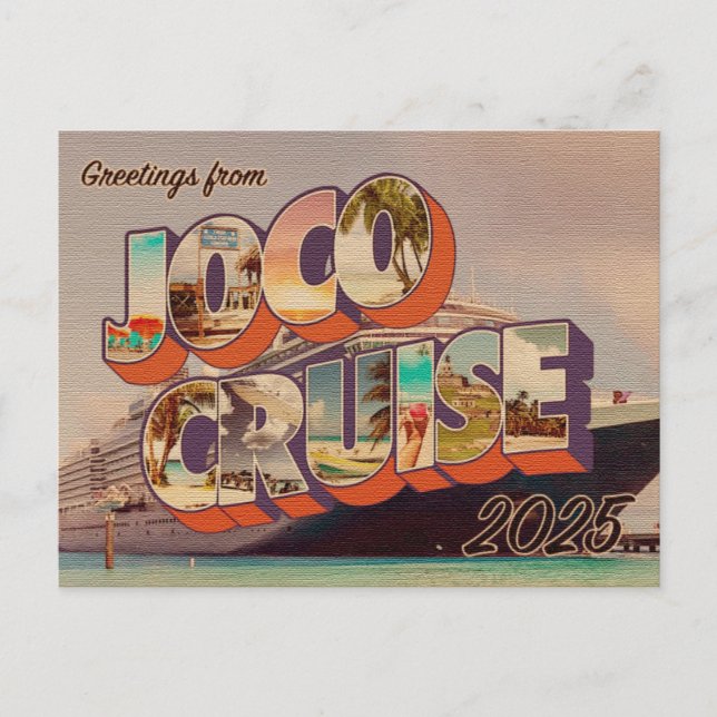 Postale Carte JoCo 2025 Vintage Look 1 (Devant)