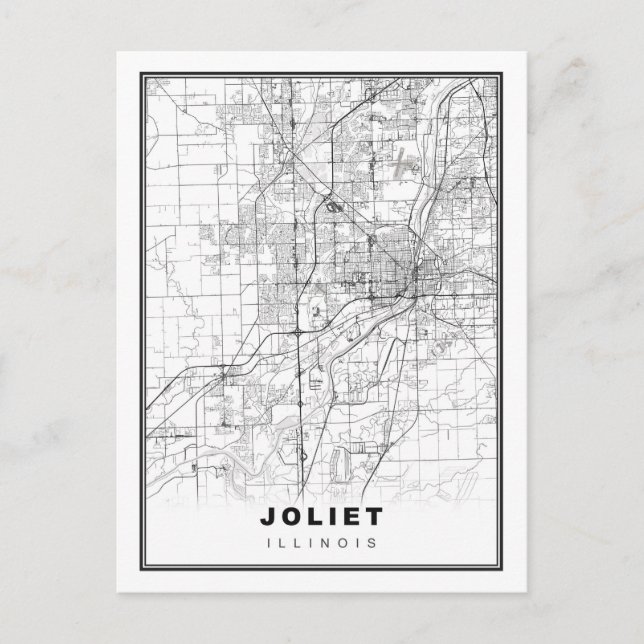 Postale Carte Joliet (Devant)
