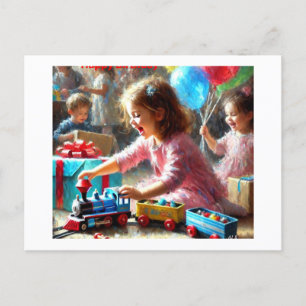 Postale Carte Joyeux Anniversaire,
