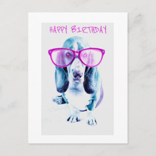Postale Carte Joyeux Anniversaire Cool Doggy