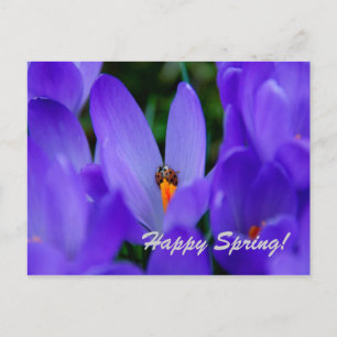Postale Carte Joyeux Printemps