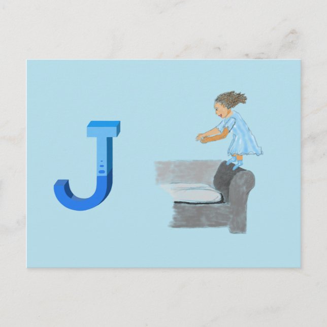 Postale Carte Jump (Devant)