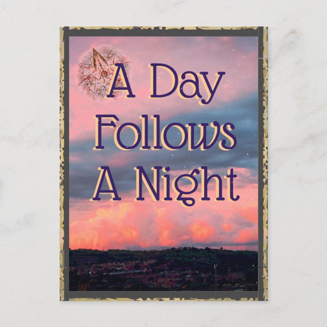 Postale Carte Junction n° 20 : Un jour suit une nuit (Devant)