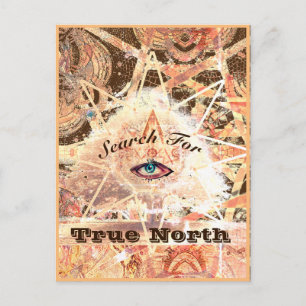 Postale Carte Junction n° 28 : Recherche pour True North