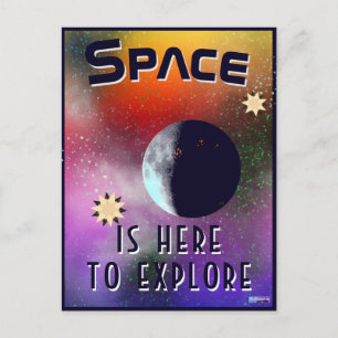 Postale Carte Junction No 53 Space est là pour l'explorer