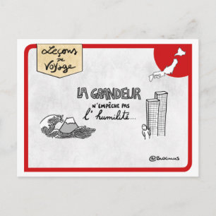 Postale Carte Leçons de voyage : L’humilité à la japonaise