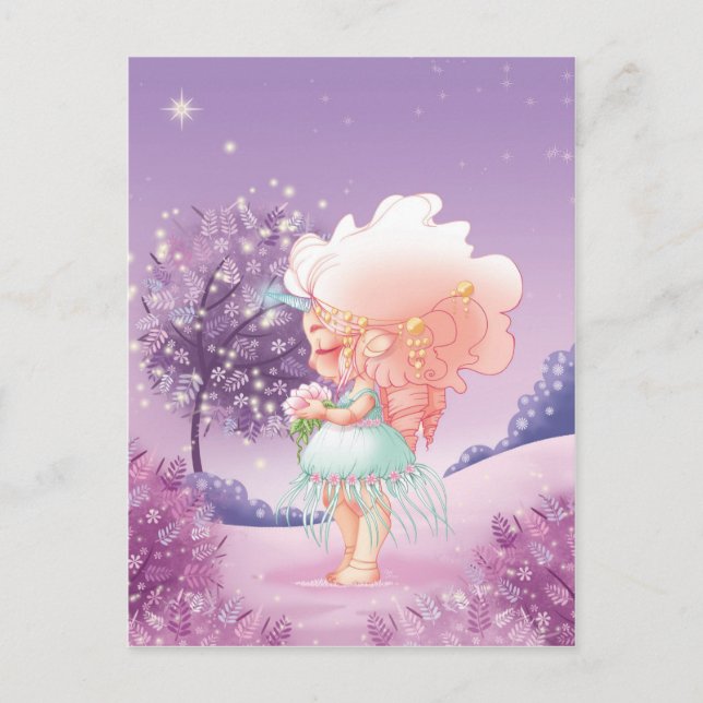 Postale Carte Licorne (Devant)