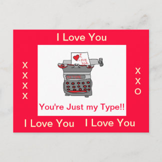 Postale CARTE Love Notes