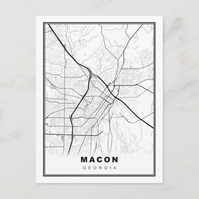 Postale Carte Macon (Devant)