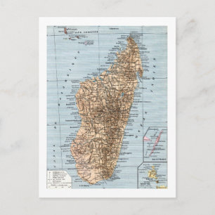 Postale Carte Madagascar