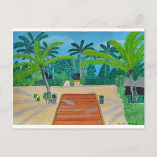 Postale Carte Maldives (Devant)