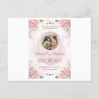 Postale Carte mariage