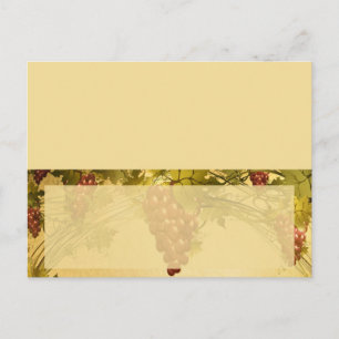 Postale Carte Mariage de vignoble