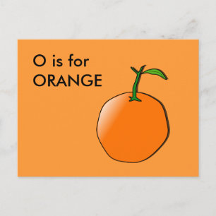 Postale Carte mémoire Alphabet "0"