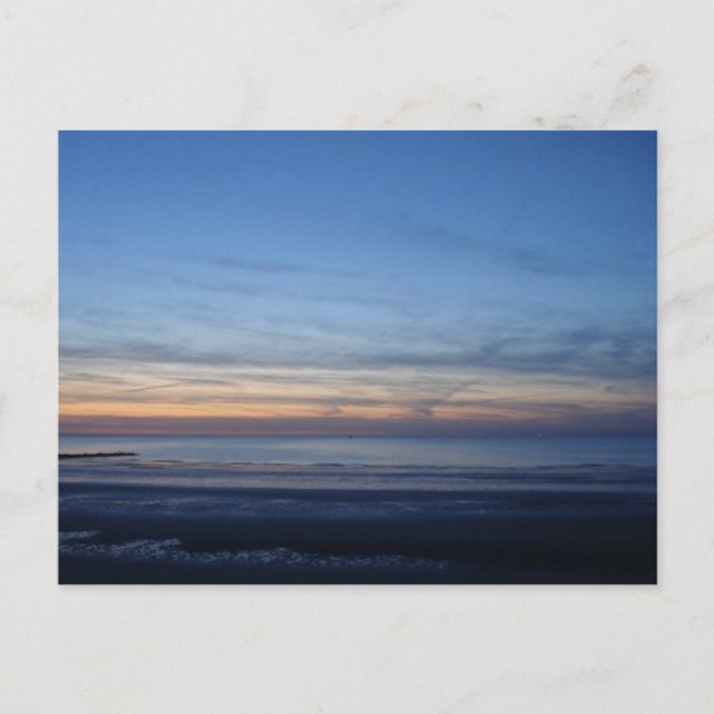Postale Carte mer du Nord, du soleil (Devant)