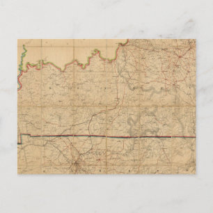 Postale Carte militaire des États du Kentucky