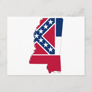 POSTALE CARTE MISSISSIPPI