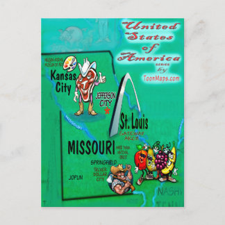 Postale Carte Missouri USA