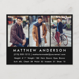 Postale Carte modèle Acteur Photo Comp - Vide carte postal