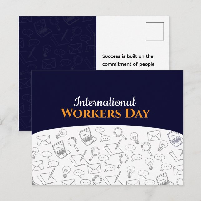 Postale Carte moderne de la Journée internationale des tra (Devant / Derrière)