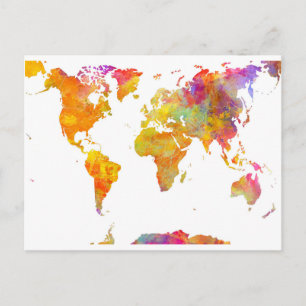 Postale carte mondiale