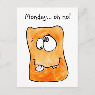 Postale Carte Monster