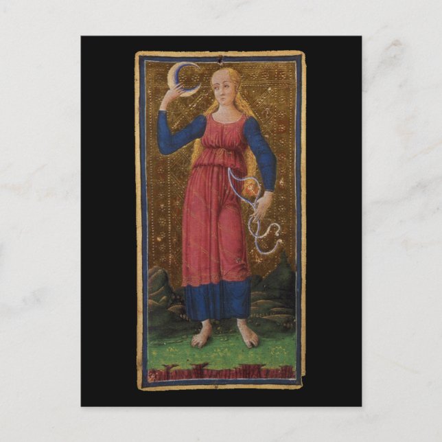 Postale Carte Moon Tarot (Devant)