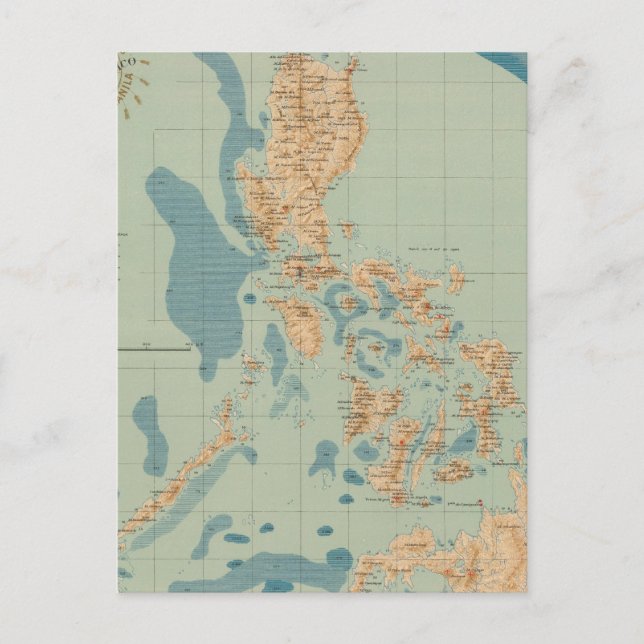 Postale Carte n° 4 orographique (Devant)