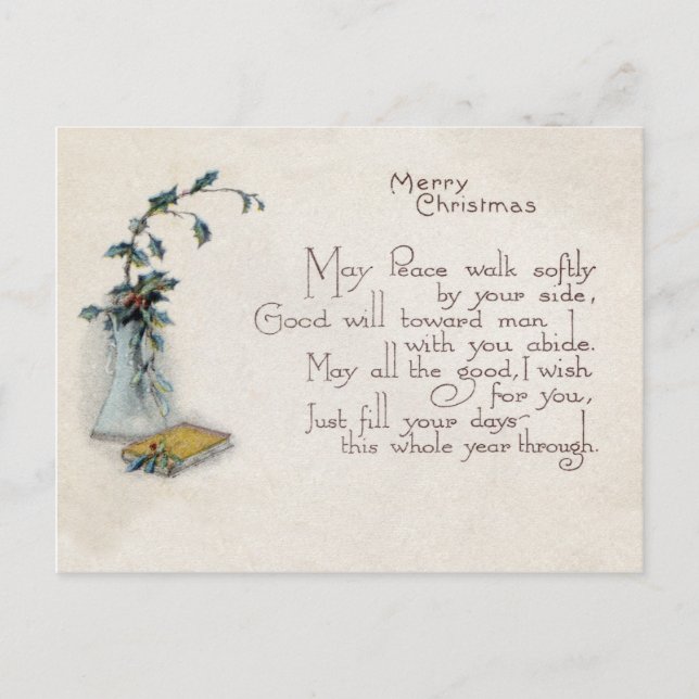 Postale Carte Noël vintage (Devant)