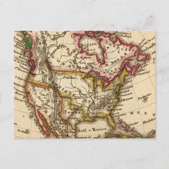 Postale Carte nord-américaine 2 (Devant)
