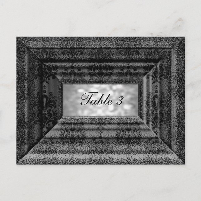 Postale Carte Numéro de tableau de nuance Monteuxe (Devant)