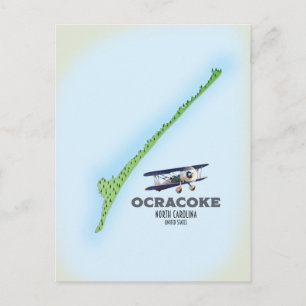 Postale Carte Ocracoke Caroline du Nord États-Unis