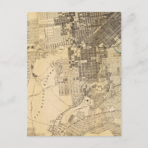 Postale Carte officielle du Guide de Bancroft de San Franc