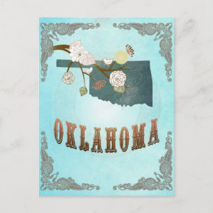 Postale Carte Oklahoma Avec De Beaux Oiseaux