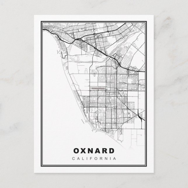 Postale Carte Oxnard (Devant)
