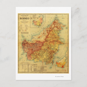 Postale Carte panoramique BornéoBorneo