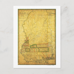 Postale Carte panoramique du MississippiMississippi