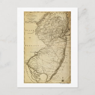 Postale Carte panoramique du New JerseyNew Jersey